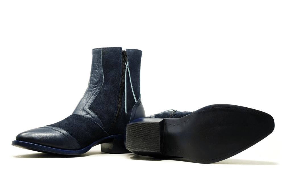 Adelita Navy/Suede - Unmarked