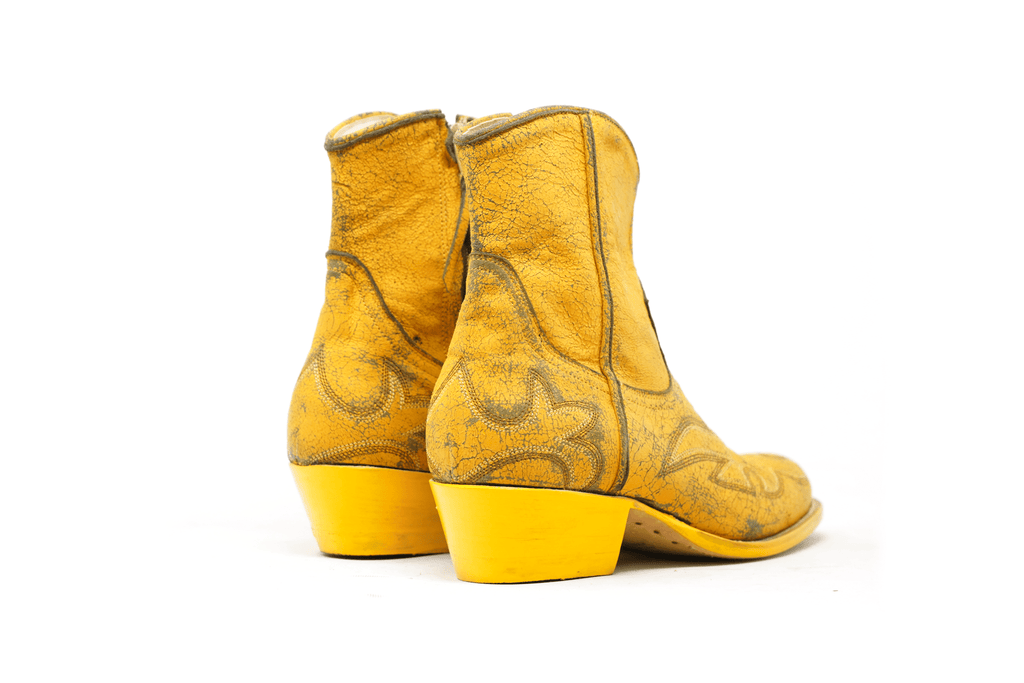 Ava Boots Yellow Goat - Unmarked