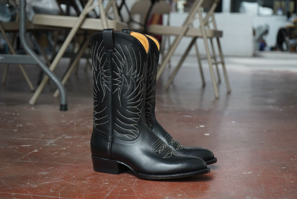 Durango Boots Black V2 - rubber half sole - Unmarked