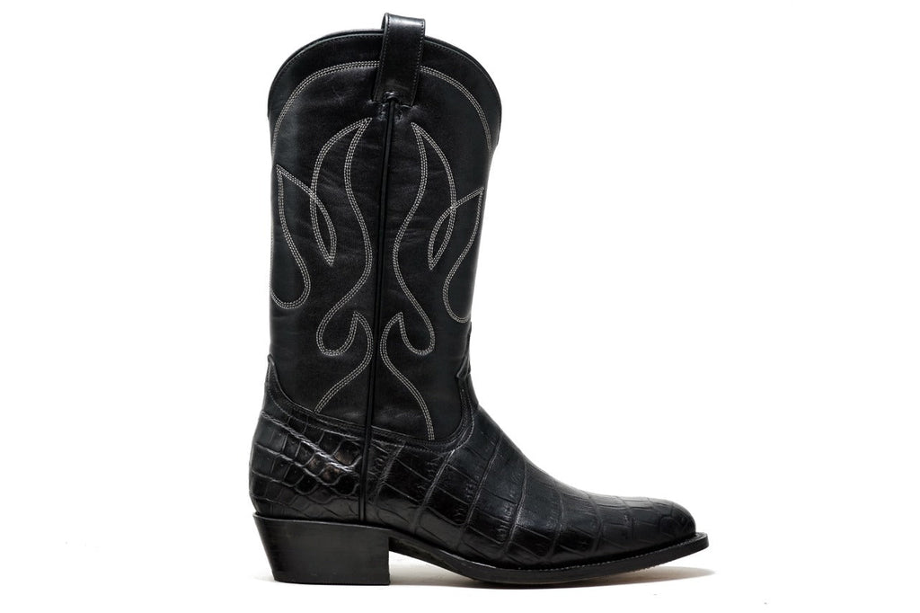 Durango Boots V4 Black "in a while Crocodile" - Unmarked