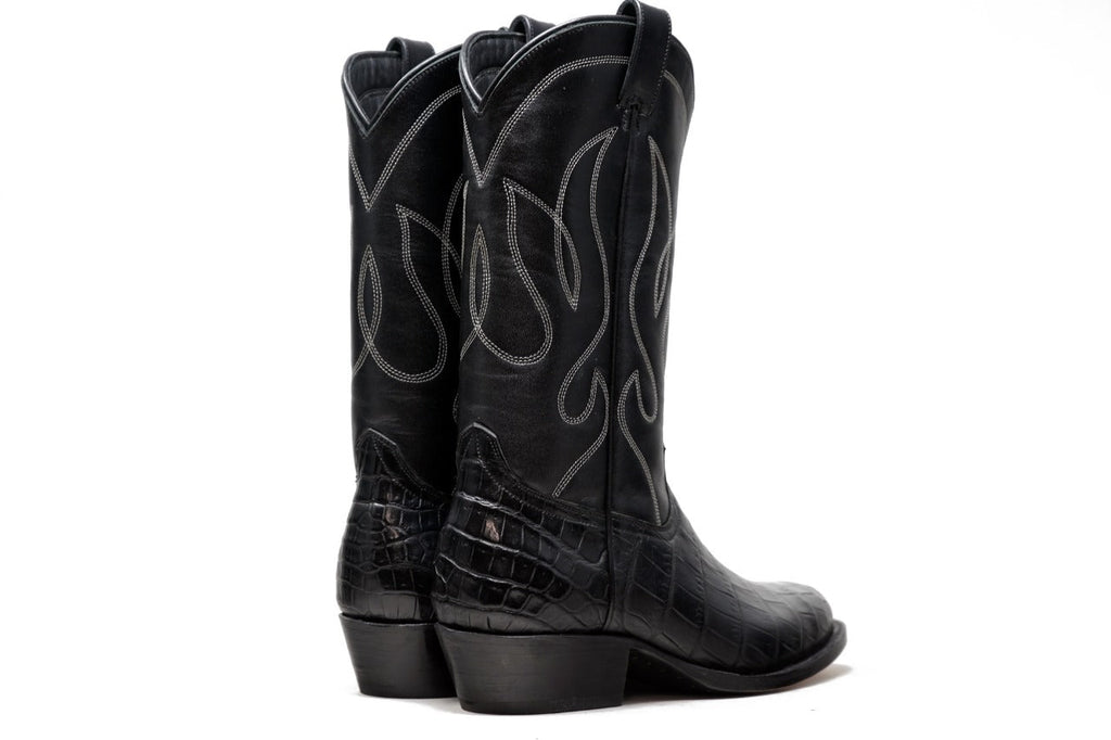 Durango Boots V4 Black "in a while Crocodile" - Unmarked