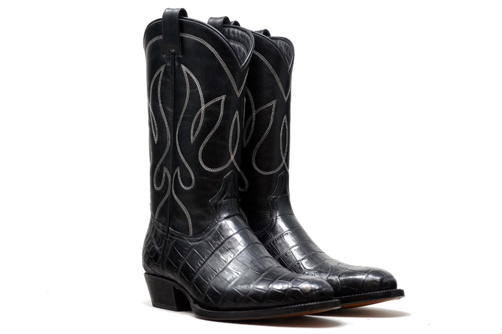 Durango Boots V4 Black "in a while Crocodile" - Unmarked