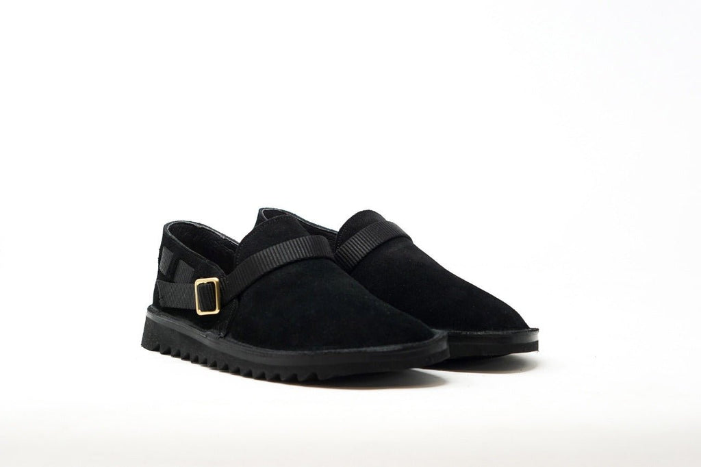 Otzi Sandal/Shoes Heavy Suede Black US10 - Unmarked
